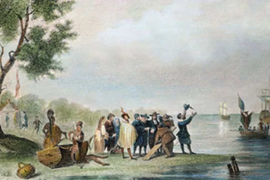 The British colonists who settled a bit of land they soon named Jamestown