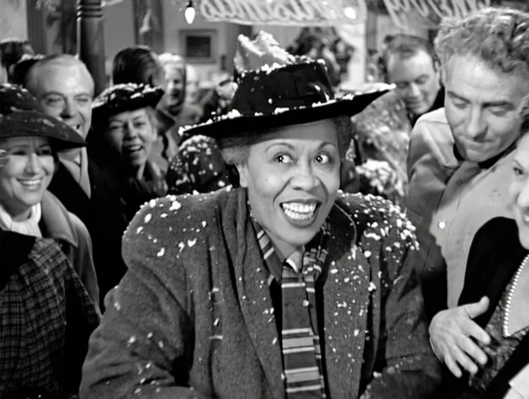 Lillian Randolph as Annie, the Baileys' Black domestic worker