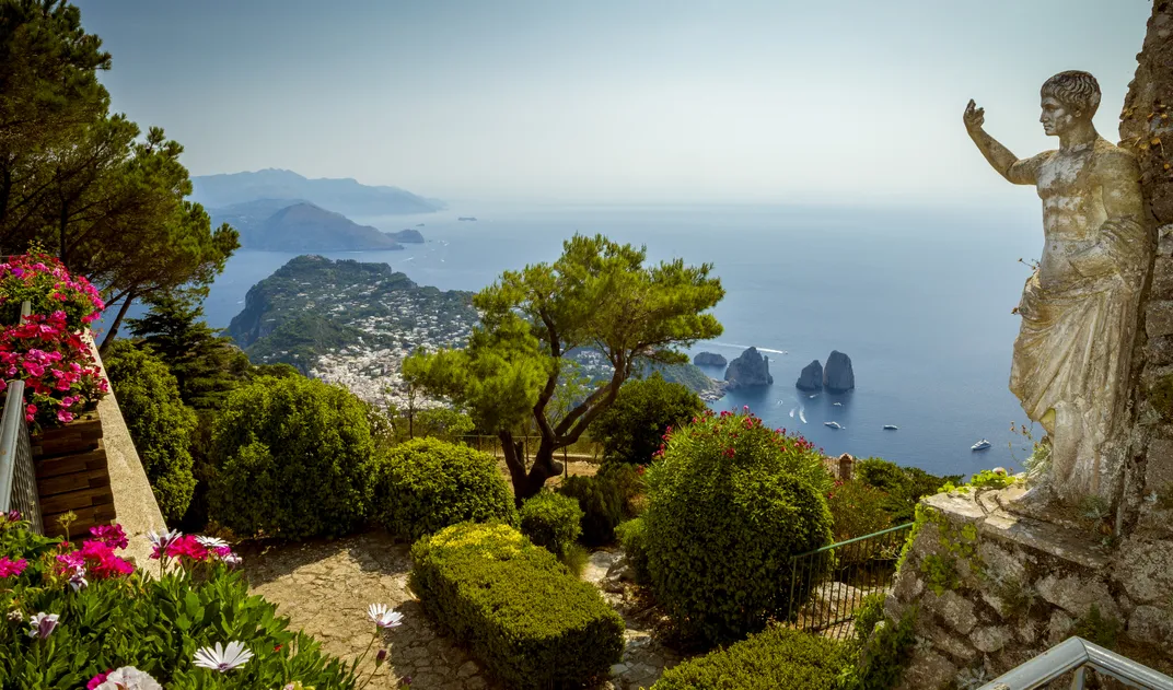 View of Capri from Anacapri