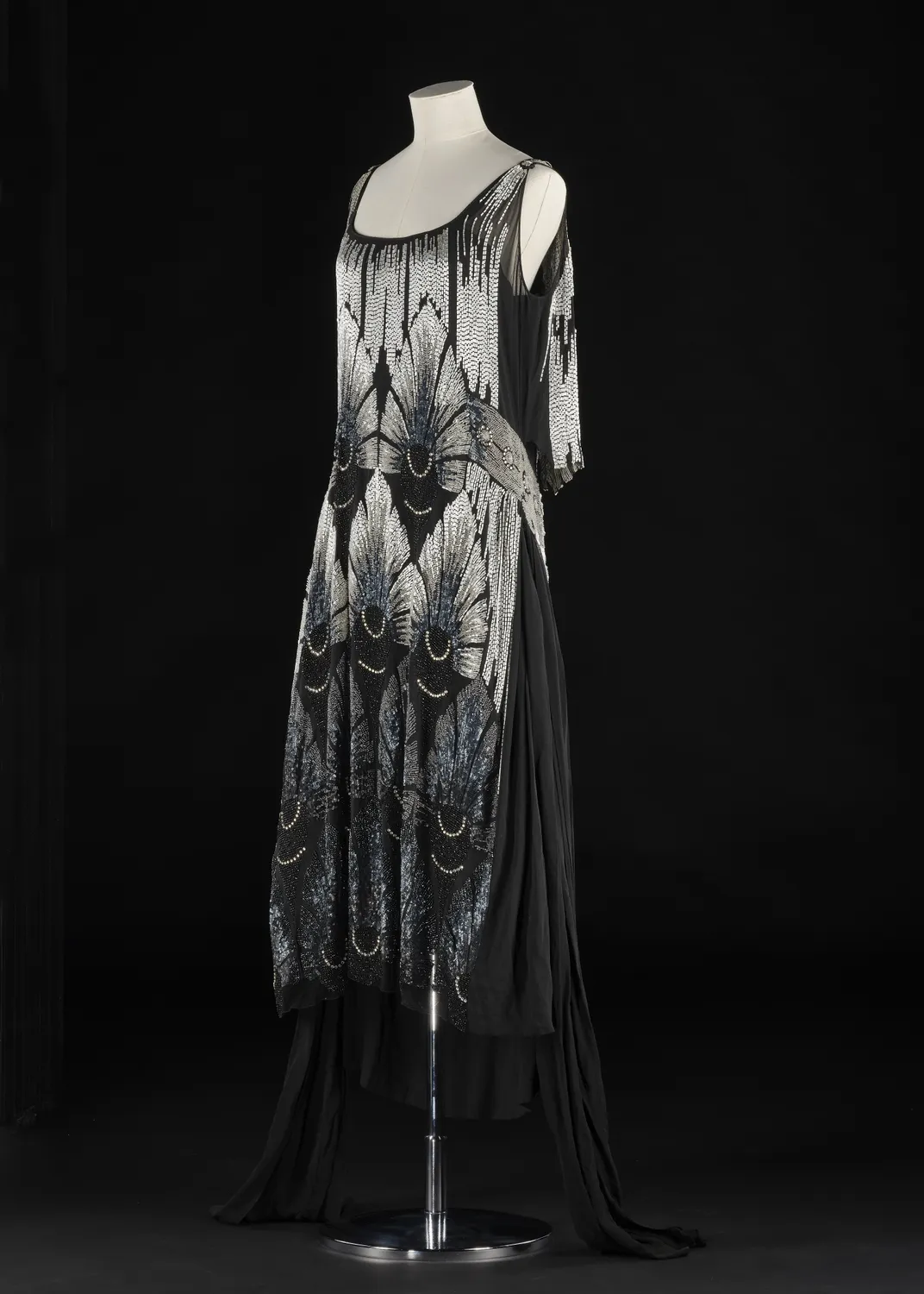 A French evening dress circa 1929