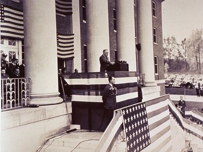 President Roosevelt at N.I.H.