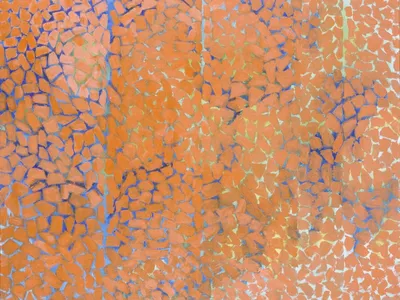 Alma Thomas, Autumn Leaves Fluttering in the Breeze, 1973, acrylic on canvas