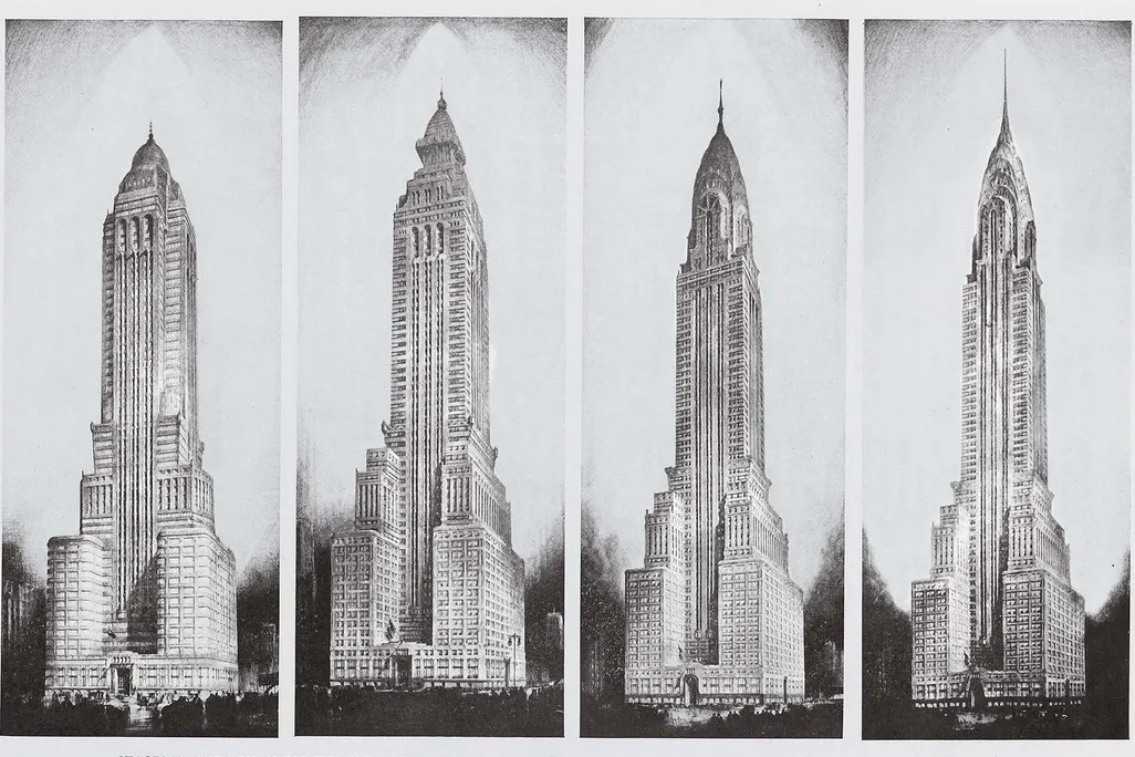 illustration of the Chrysler Building