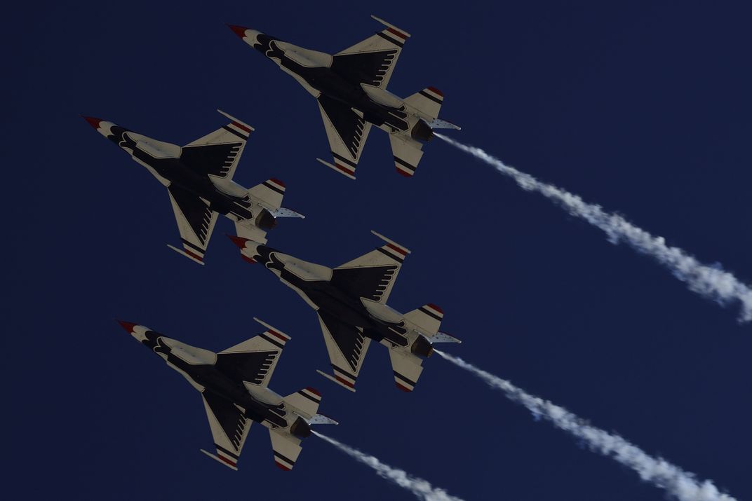 USAF Thunderbirds at Hill Air Show, Utah Smithsonian Photo Contest