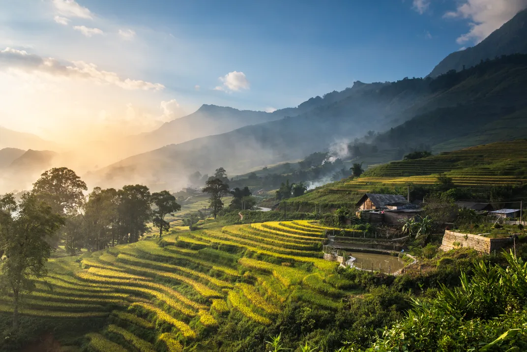 The mountainous scenery of Sapa, Vietnam