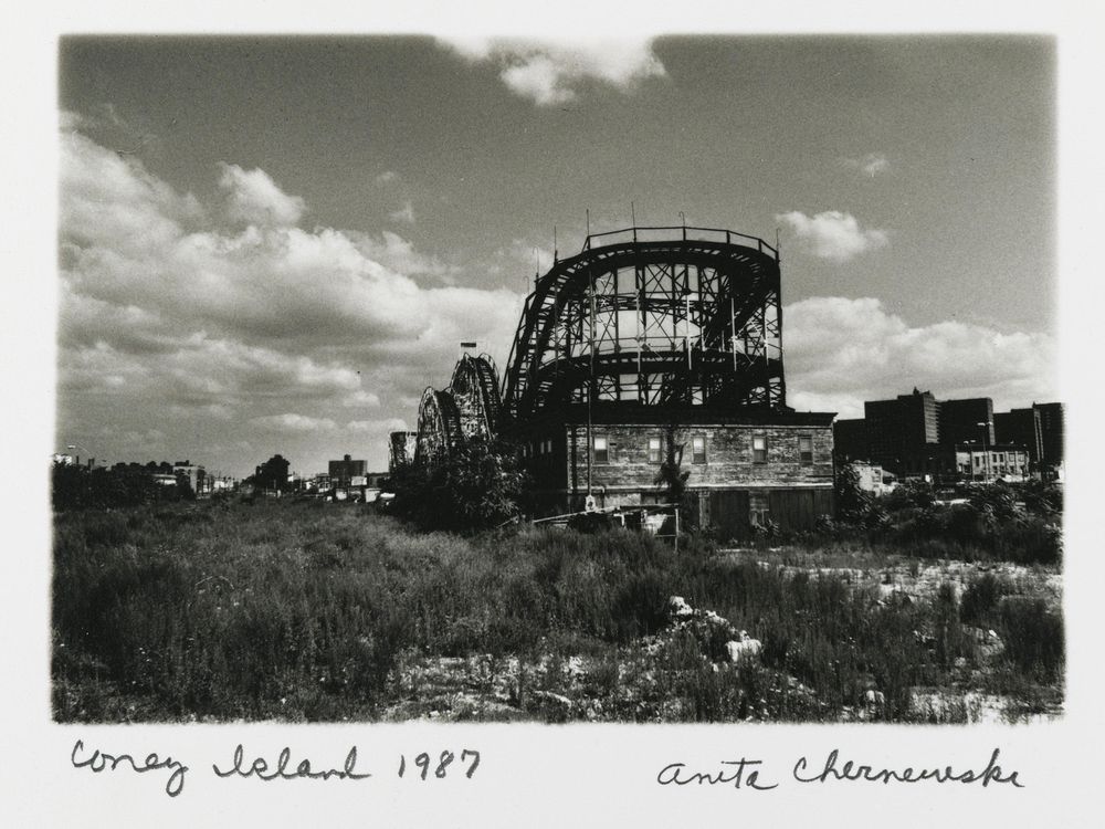 Anita Chernewski (American, b. 1946), Coney Island (Thunderbolt), 1987, Gelatin silver print