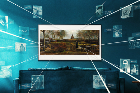 The online exhibition "Missing Masterpieces" highlights 12 works of art that have been stolen or gone missing over the years. Pictured here: Vincent van Gogh's The Parsonage Garden at Nuenen in Spring (1884), which was stolen from a museum in the Netherlands in March at the beginning of the Covid-19 lockdown.