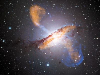 Experience the life cycles of stars and galaxies, such as Centaurus A galaxy, shown here, through January 2012 at the National Museum of Natural History.
