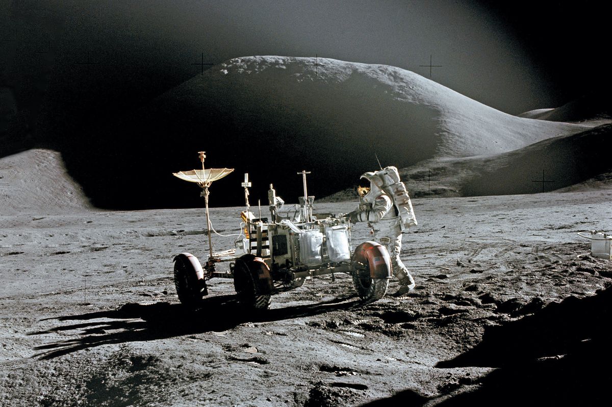 First Car on the Moon
