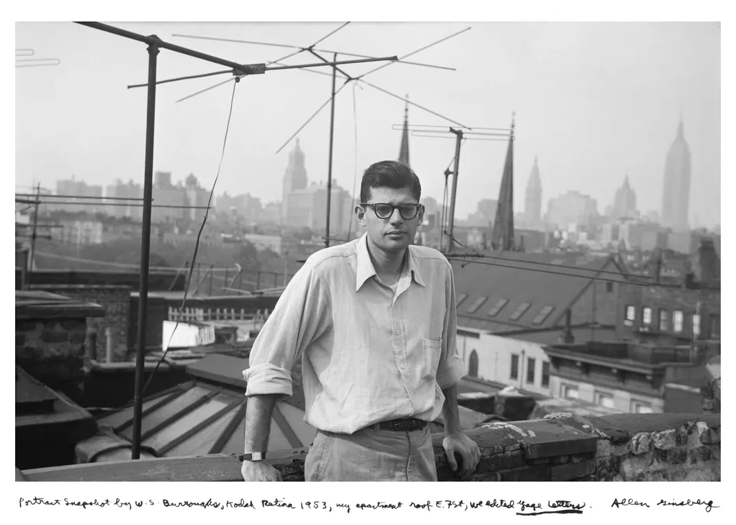 Allen Ginsberg Photographed by WIlliam S. Burroughs