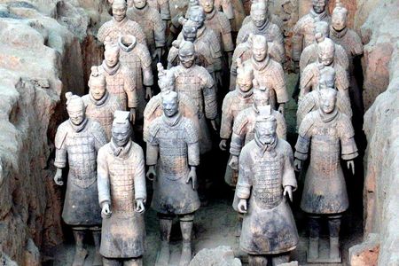 The famous terracotta army guards the tomb of Chinese emperor Qin Shi Huang. Dozens of other graves and ruins around China are not so well secured. 