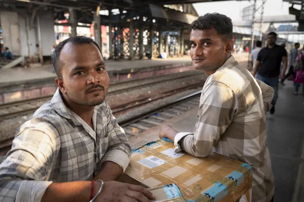 freight haulers, Bandra Station, Mumbai thumbnail