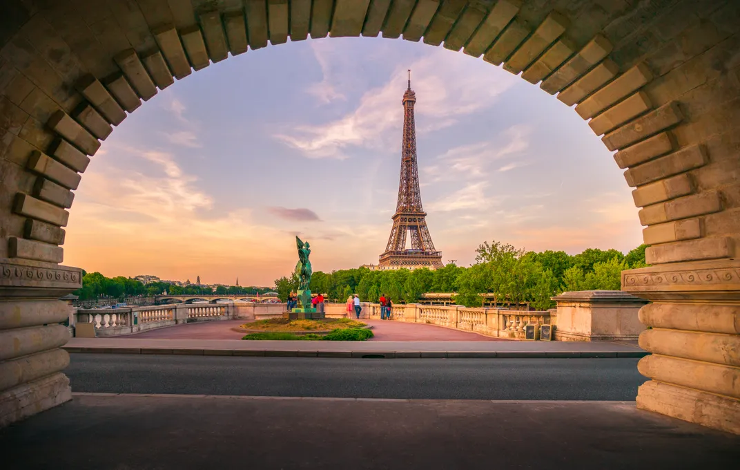 Paris at sunset. Credit: AMA Waterways