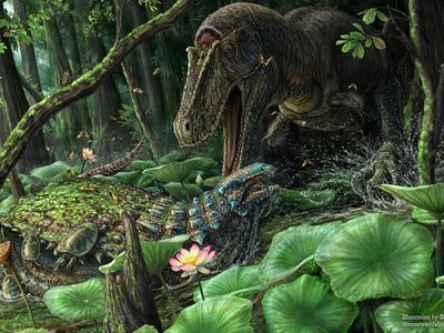 Dynamoterror was about 30 feet long, hunting prey during the Late Cretaceous.