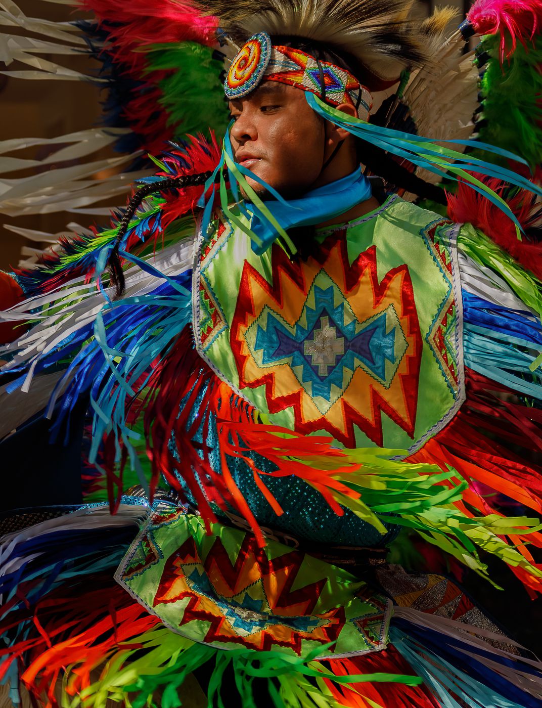 Navajo dancer in Sedona, Arizona