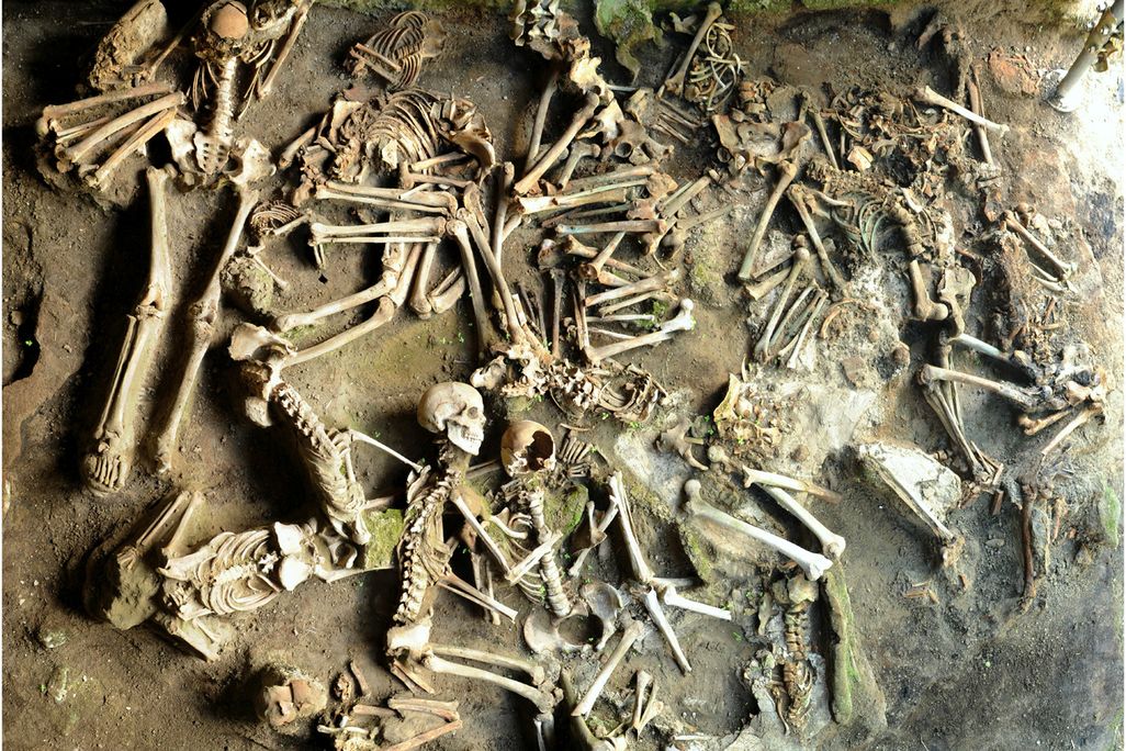 Herculaneum skeletons