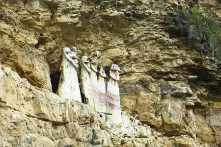 The body-shaped sarcophagi of Karajía contained the remains of high-ranking Chachapoya ancestors.