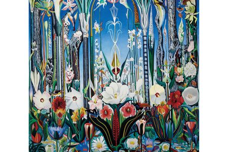 Flowers, Italy, Joseph Stella, oil on canvas, circa 1930. The artist began painting flowers, he said, &ldquo;to learn the secret of the vibration of their colors.&rdquo;