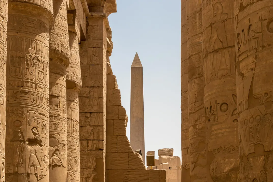 Obelisk at the Temple of Karnak, Luxor