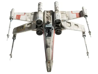This 20-inch X-wing miniature was used in the original&nbsp;Star Wars&nbsp;film&#39;s final battle.