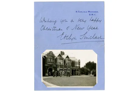 The 1938 Christmas greeting would've only held significance for those "in the know"