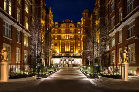 The courtyard at St. Ermin's Hotel in London.