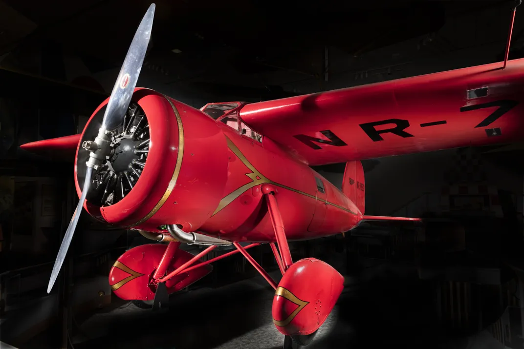 Amelia Earhart's Lockheed Vega 5B at the National Air and Space Museum