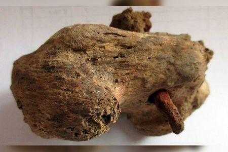 Archaeological evidence of crucifixion is rare, as victims were rarely properly buried. Most crucifixions used rope rather than nails to bind the condemned to a cross.