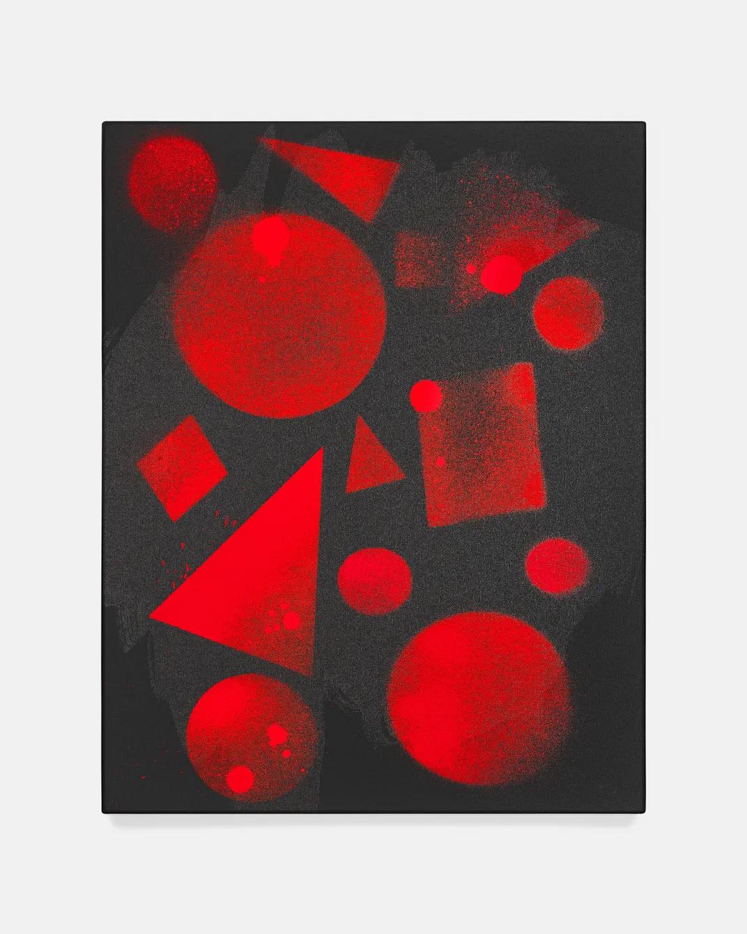 Untitled (Composition), 2024-25, red