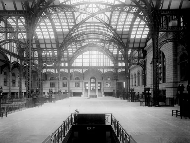 Penn Station main concourse, circa 1910