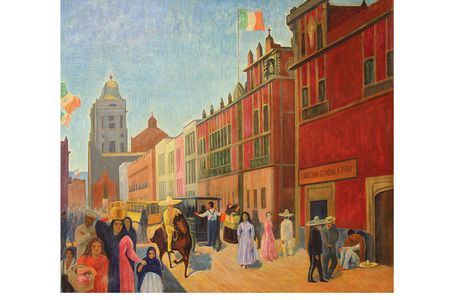 Walter Pach, Street in Mexico, Francis M. Naumann Fine Art, New York