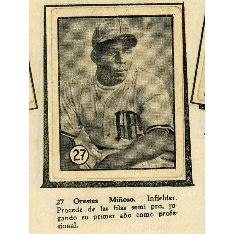 Orestes “Minnie” Miñoso baseball card