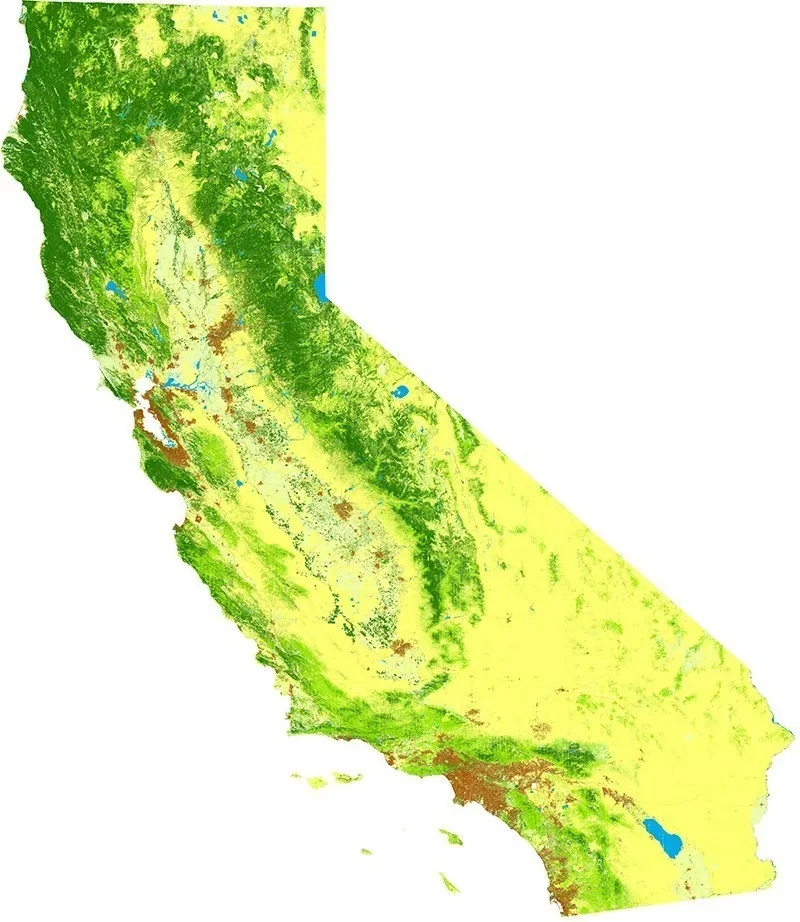 SpatialCover Tree Canopy California 2014 (1 meter) by EarthDefine