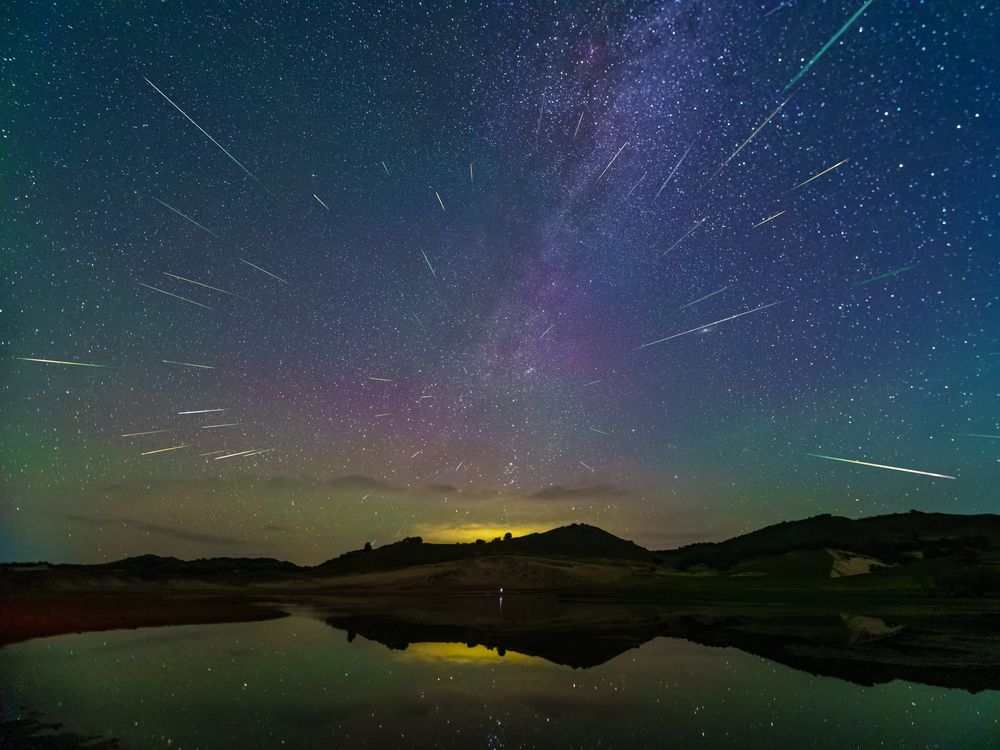 The Perseid meteor shower