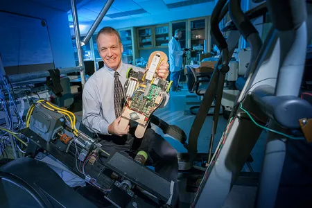 Peter Pidcoe (here) and Thubi Kolobe invented a Self-Initiated Prone Progressive Crawler, to help motor-challenged babies learn to inch themselves around.