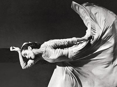 Barbara Morgan's portrait of Martha Graham may be the most famous photo ever taken of an American dancer.