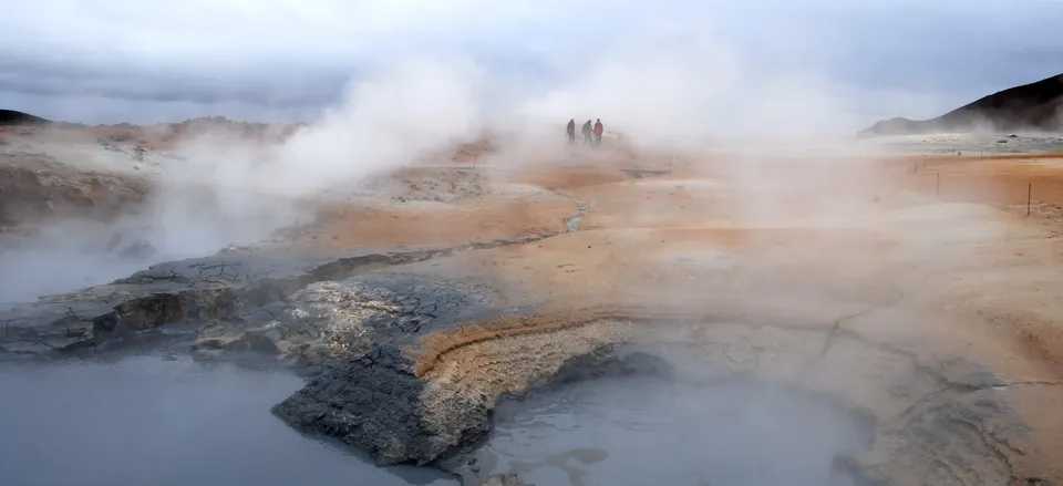  Iceland's Namaskard geothermal area near Lake Mývatn 