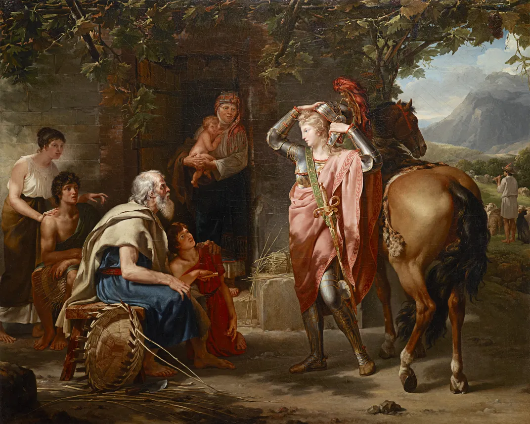 Erminia and the Shepherds, oil on canvas, c. 1795.