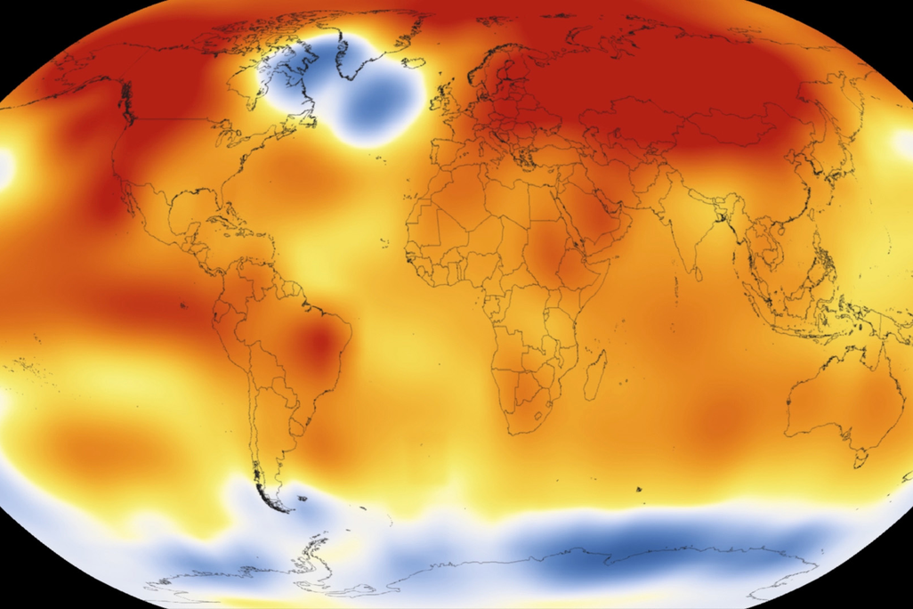 Visualization of global temperatures trends for 2015