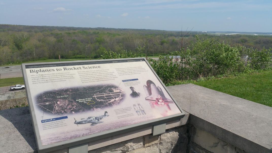 From the field’s overlook, one can almost see the spot where the brothers tested their designs.