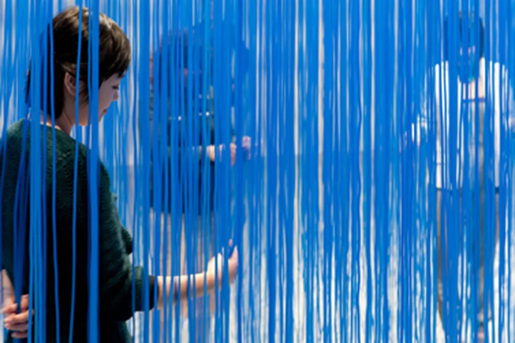 Jesús Rafael Soto, "Blue Penetrable," ©2012 Artists Rights Society (ARS), New York/ADAGP, Paris.