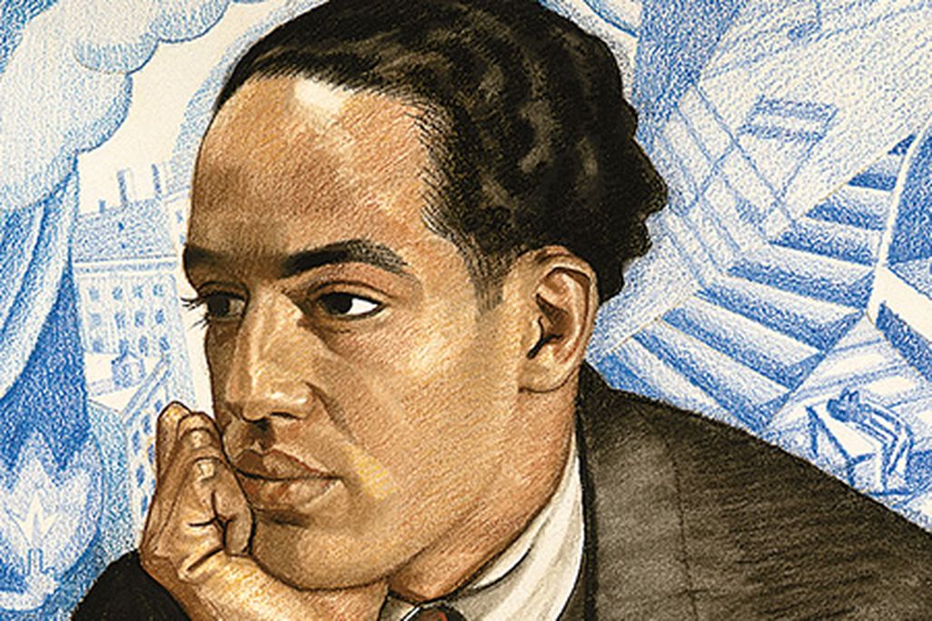 Langston Hughes is one of the many poets featured in the National Portrait Gallery's "Poetic Likeness" exhibition.
