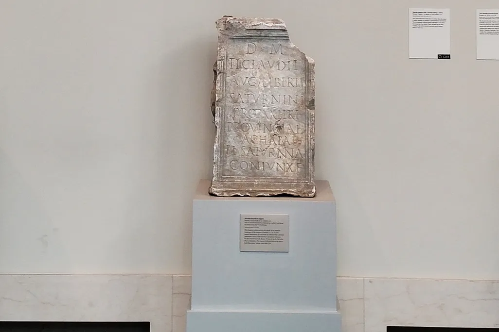 The gravestone of a former slave