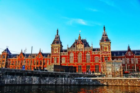 Amsterdam's Central Station will again take center stage when the city widens some of its canals. 