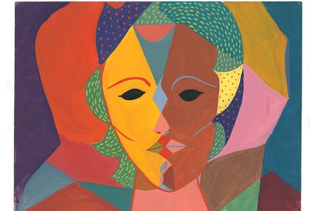 Triple-Face Portrait by Sylvia Plath, c. 1950-1951