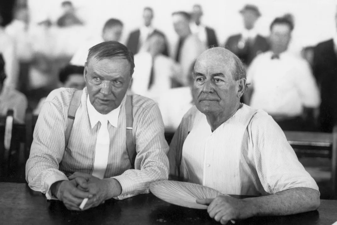 Clarence Darrow and William Jennings Bryan