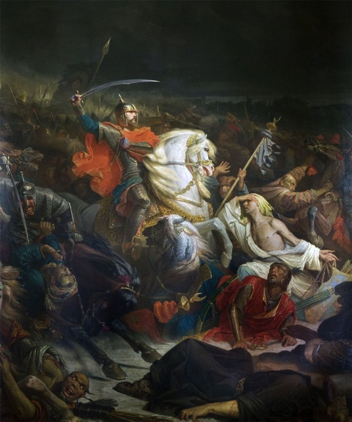 The Russian Orthodox Church has sent a roughly 650-year-old fragment of a medieval warrior prince’s remains to its soldiers in Ukraine, a gesture meant to “spir