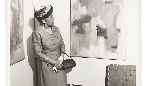 Alma Thomas, ca. 1958 / unidentified photographer. Alma Thomas papers, 1894-2000, bulk 1936-1982. Archives of American Art, Smithsonian Institution.