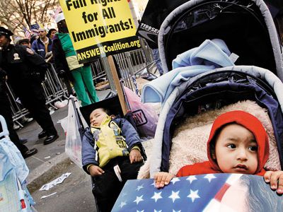 Population growth places the United States in a radically different position from that of Russia, Japan and Europe.