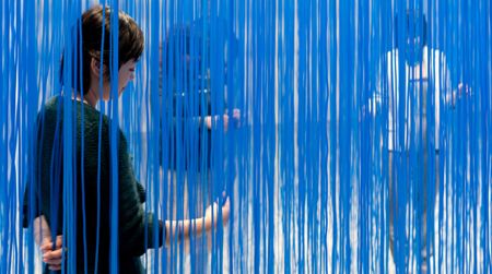 Jesús Rafael Soto, "Blue Penetrable," ©2012 Artists Rights Society (ARS), New York/ADAGP, Paris.